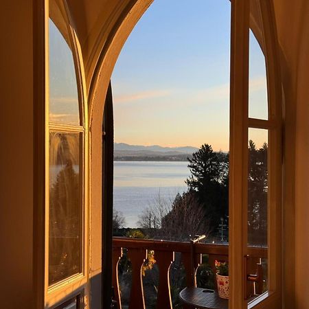 Appartamento in villa storica vista lago e piscina Lesa Esterno foto