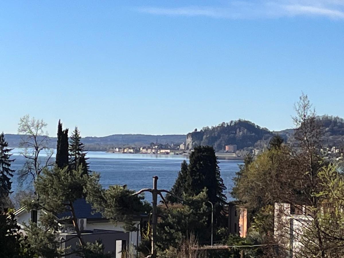 Appartamento in villa storica vista lago e piscina Lesa Esterno foto