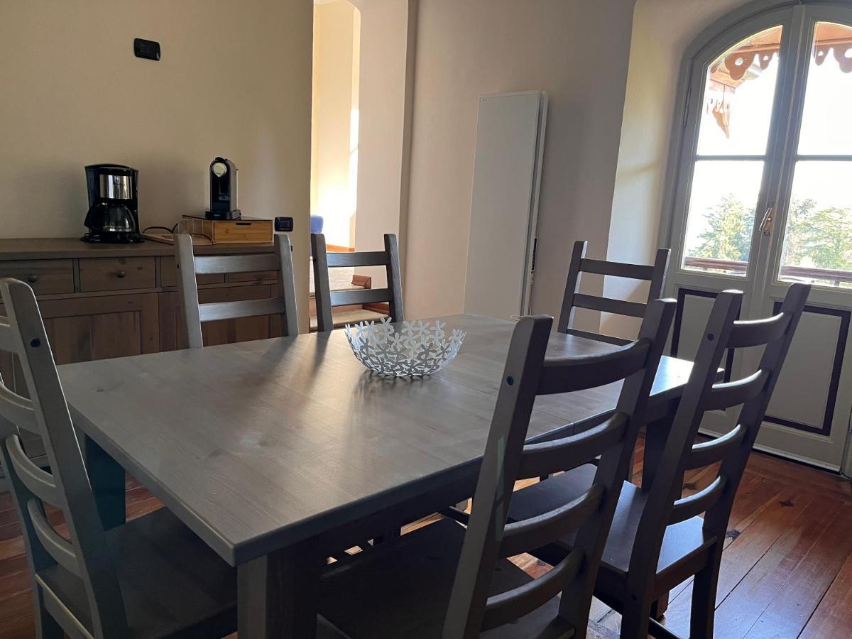 Appartamento in villa storica vista lago e piscina Lesa Esterno foto