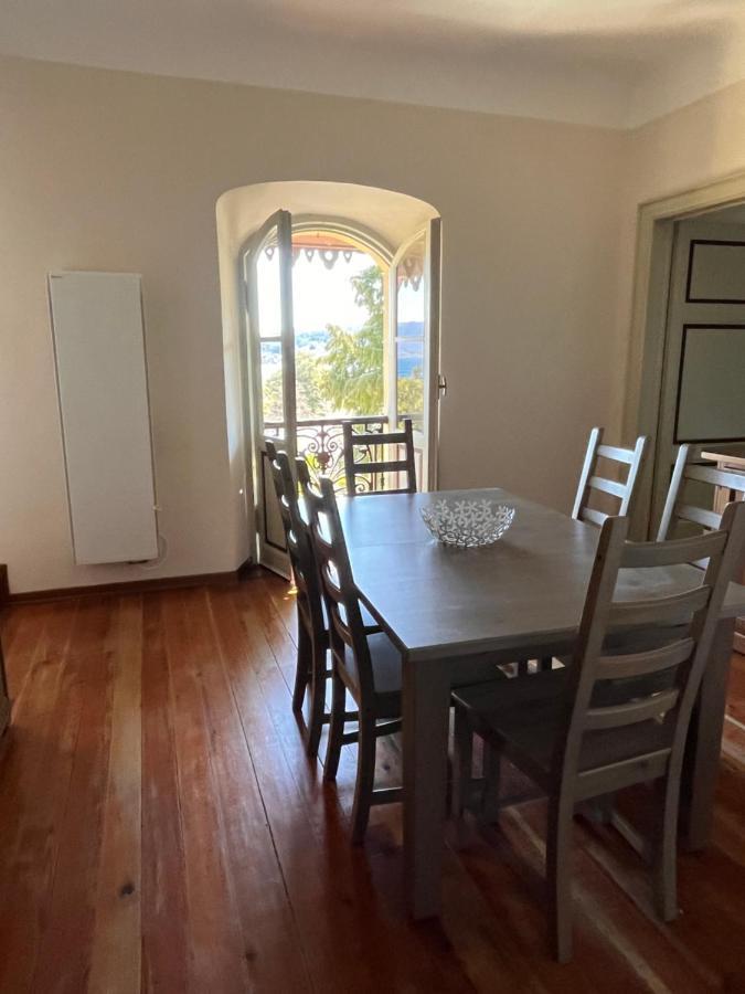 Appartamento in villa storica vista lago e piscina Lesa Esterno foto
